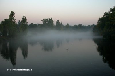 Tranquillity in Hyde Park just before 7am - 3