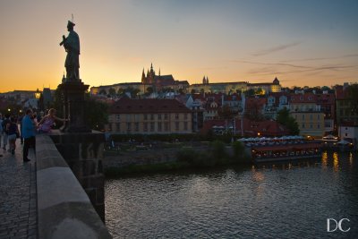 view from Charles Bridge