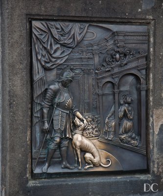 detail, statue of St. John of Nepomuk