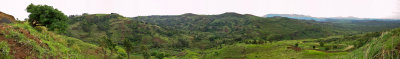 Panorama near Wainamah, south of Kumbo