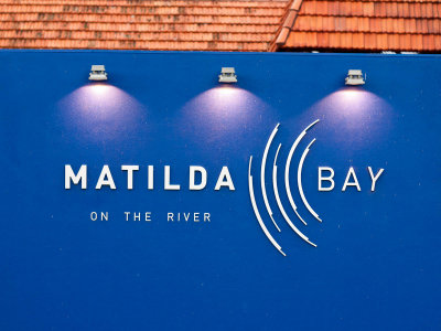 Matilda Bay sign