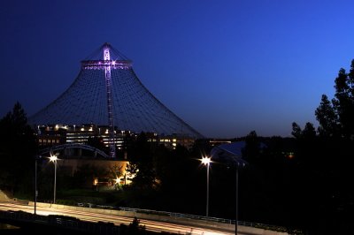 Spokane Pavillion at Night