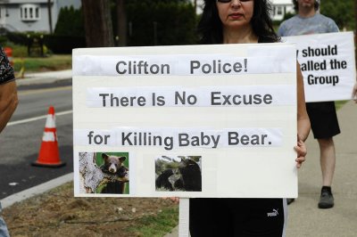Protest Clifton NJ P.D. Bear Cub Killing