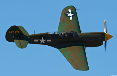 P-40C Warhawk piloted by Kermit Weeks