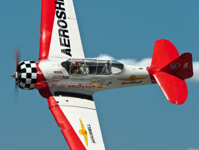 T-6 piloted by Gene McNealy