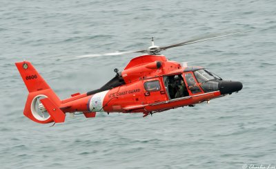 USCG HH-65 Dolphin - rescue demo