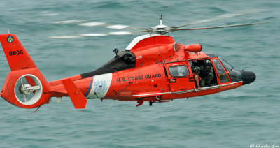 USCG HH-65 Dolphin - rescue demo