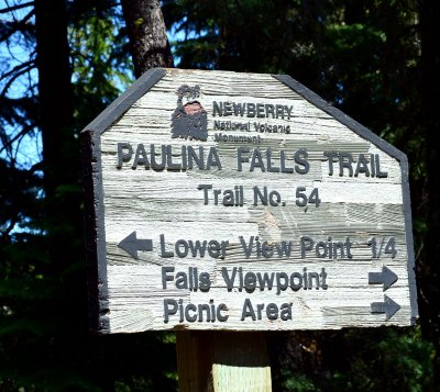 Paulina Lake Falls
