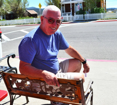 Barry-on-baby-bench.
