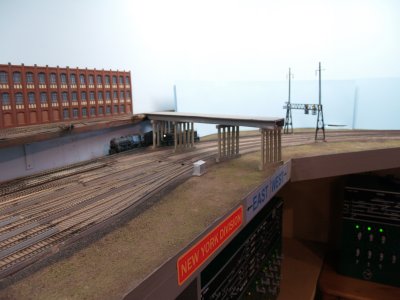 New York Division Staging Yard with Pavonia Staging above.