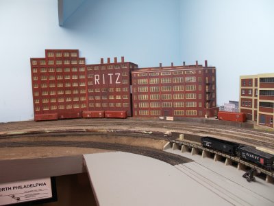 Ritz Company, in the background with the Broad STreet Team Track in the front.