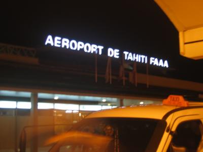 Tahiti Faaa international Airport in Papeete