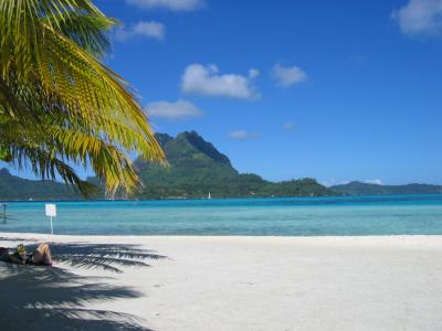 Bora Bora from the Motu