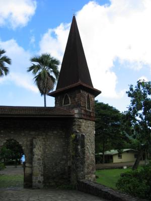 Nuku Hiva - Taiohae: Notre-Dame Cathedral of the Marquesas Islands