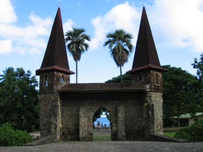 Nuku Hiva - Taiohae: Notre-Dame Cathedral of the Marquesas Islands