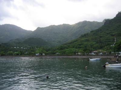 Nuku Hiva - Pier at Taiohae Bay