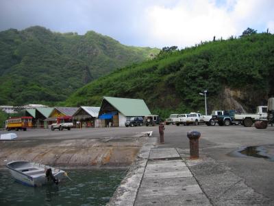 Nuku Hiva - Pier at Taiohae Bay