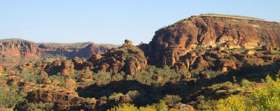jumbled sandstone landscape