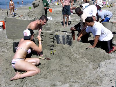 Sand Sculpture at Belmont Shore