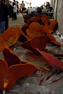 Tournament of Roses 2008 - Float Decorating Day 1