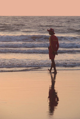 Life Guard at Sunset Arambol