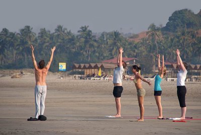 Yoga on the Beach Mandrem 02