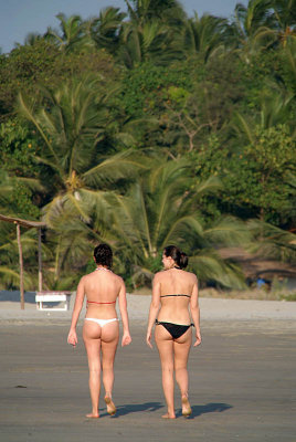 Two Girls on the Beach Mandrem