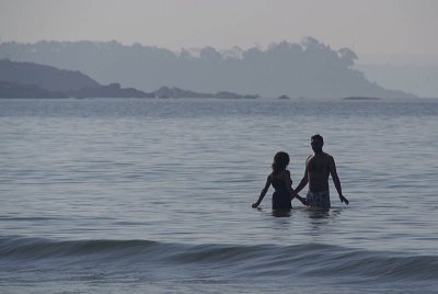 Couple in the Sea Palolem
