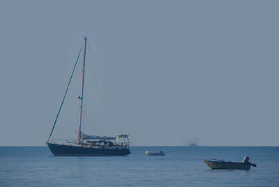 Sailing Boat in Palolem Bay 03