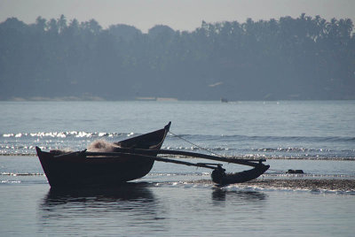 Fishing Boat Loaded with Nets Palolem 02