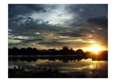 Sunset on the River Kwai