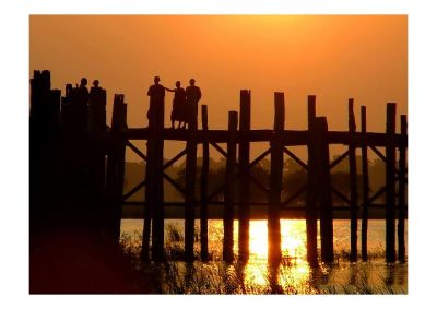 Monks on the Bridge