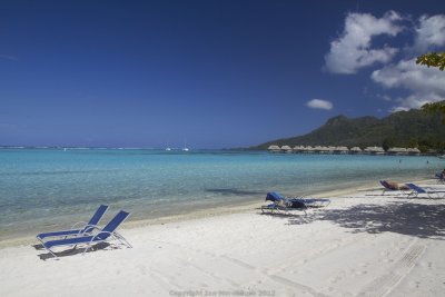 The Sofitel Moorea beach