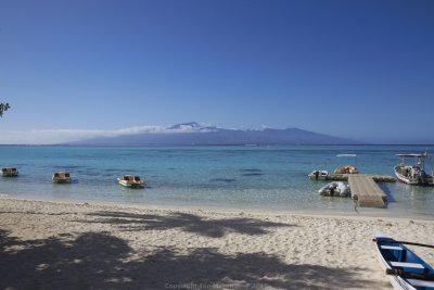 Tahiti from Moorea