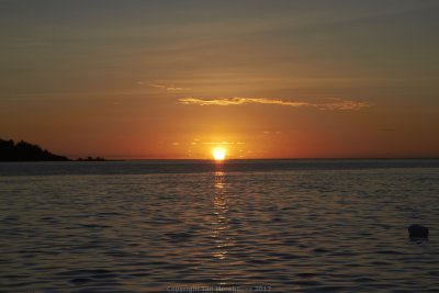 Sunrise from Moorea