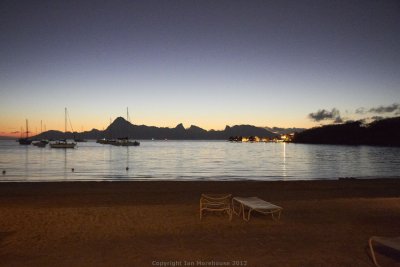 Dusk from Tahiti