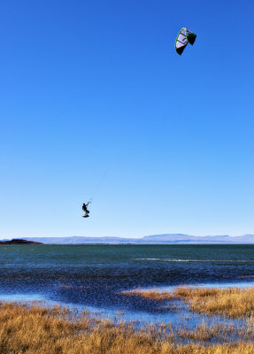 patagonic kitesurfing