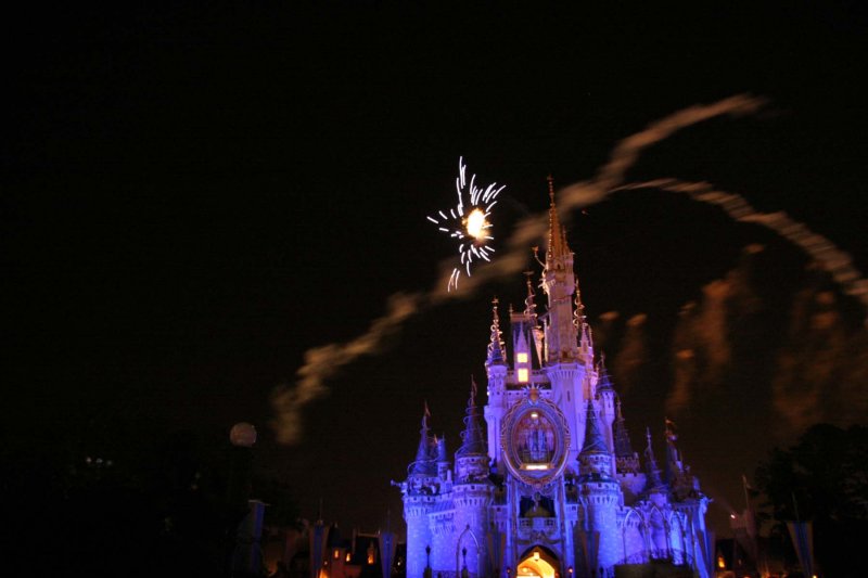 The 2nd night, we were directly in front of the castle