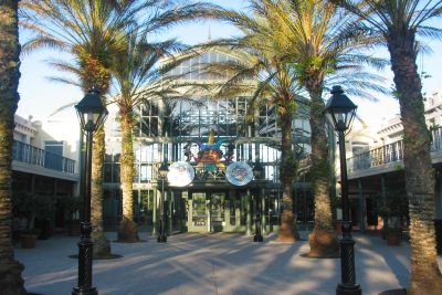 The courtyard at the Port Orleans French Quarter