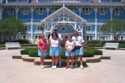 In front of the Beach Club