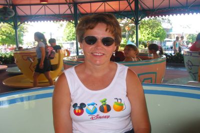 After a big breakfast, what could be better than a ride on the teacups?