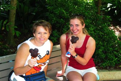 The first of many Mickey Bars!