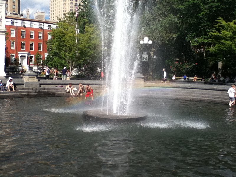 At the Fountain