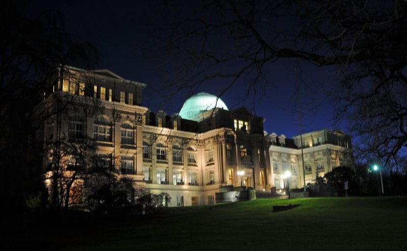 Library Just Before Daybreak