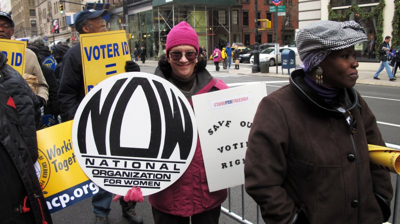 NOW In Protest March for 99 Percent