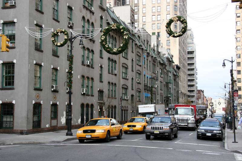Winter Season Decorations on 8th Street