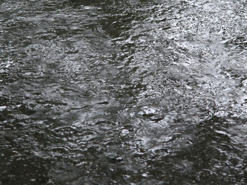 Sprinkling Water on the Sidewalk
