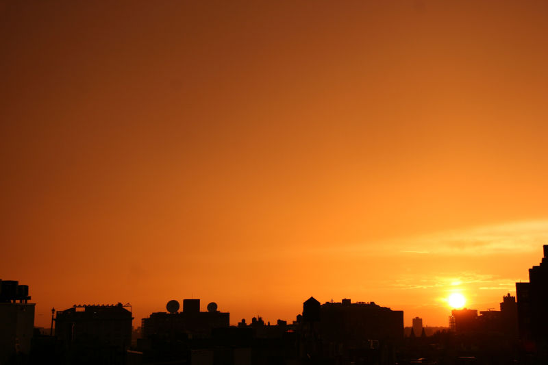 Sunset - West Greenwich Village & New Jersey Palisades