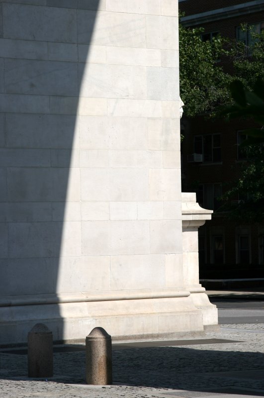 Morning Walk by Washington Square Arch