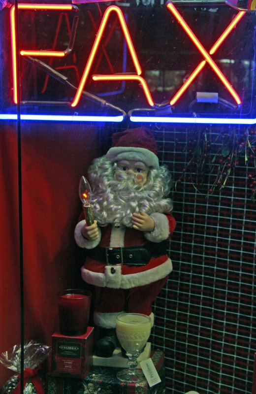 FAX Santa Window